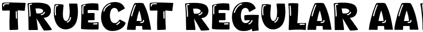 Truecat Regular font