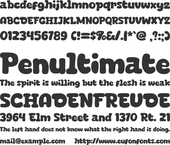 Dogways font preview