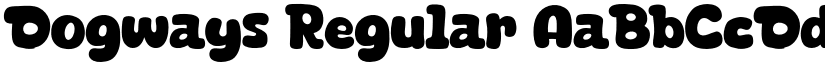 Dogways Regular font