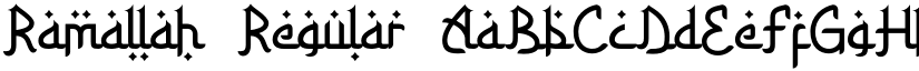 Ramallah font download