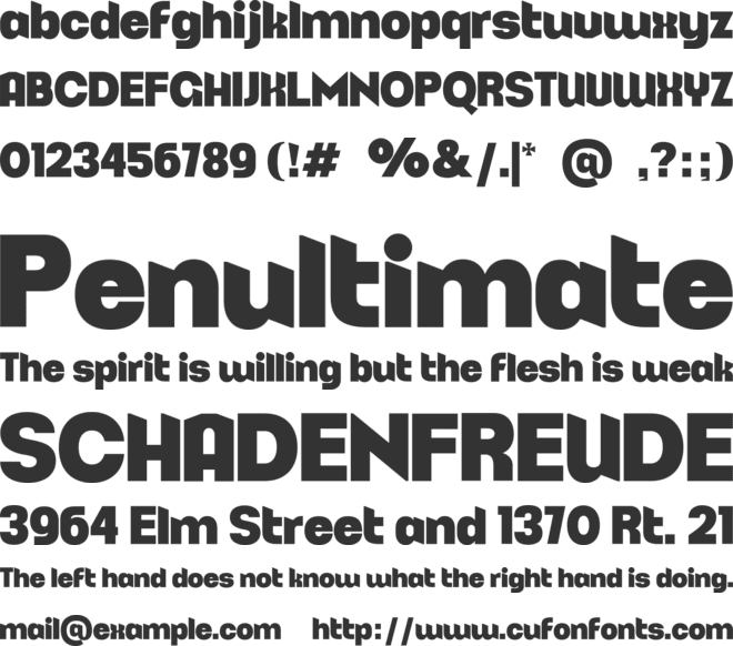 Introvert font preview