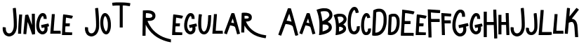 Jingle Jot Regular font