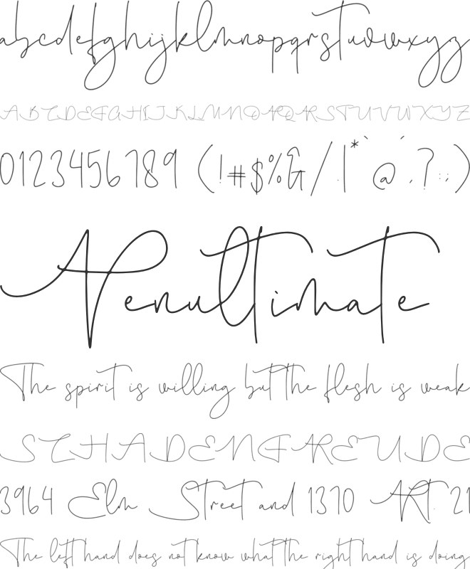 Befilmarne font preview