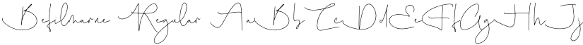 Befilmarne Regular font