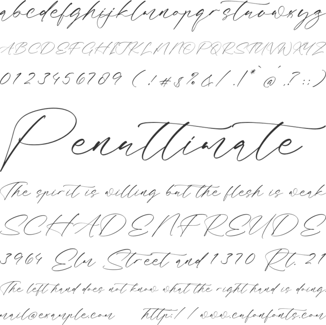 Fasttelo Engelliy font preview