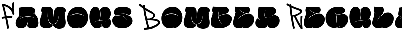 Famous Bomber Regular font