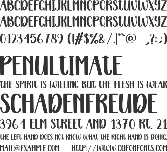 Icy Cold font preview