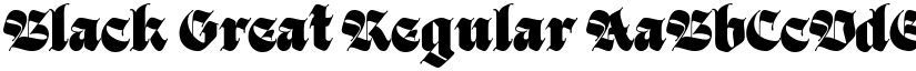 Black Great font download
