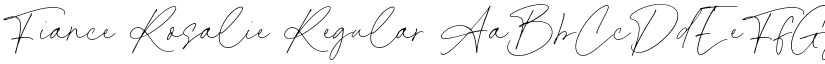 Fiance Rosalie Regular font