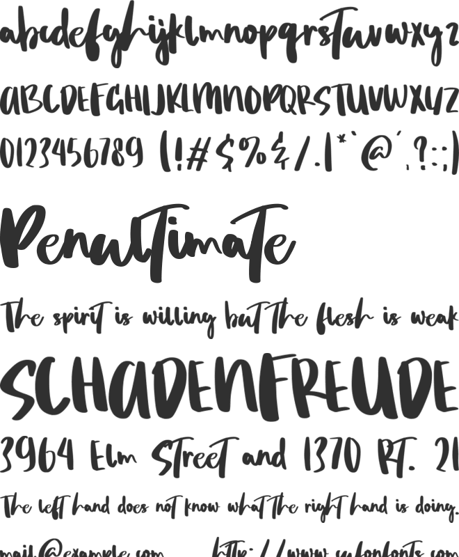 Easter Personal Use font preview