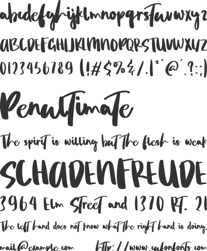 Easter Personal Use font preview