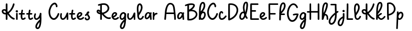 Kitty Cutes Regular font