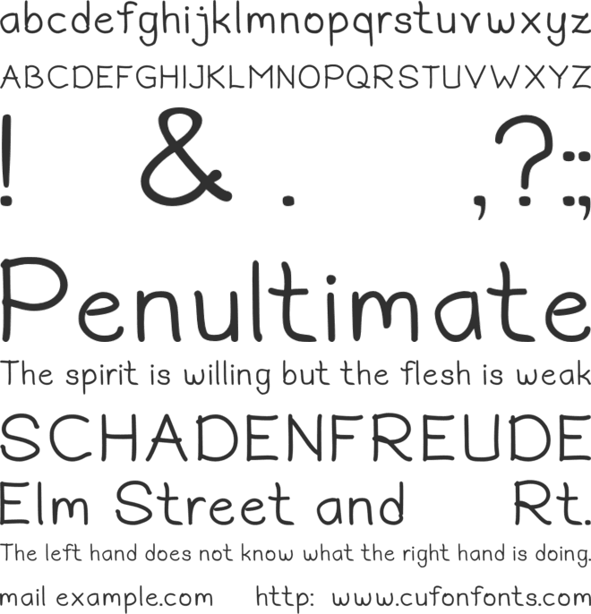 Spooky Journey font preview