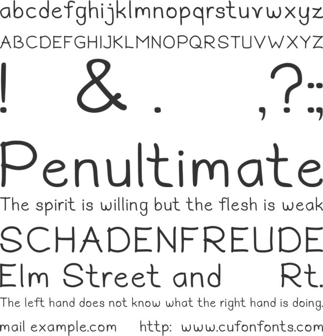 Spooky Journey font preview