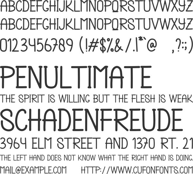 Fresh Honey font preview