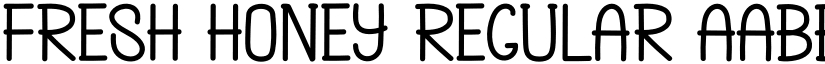 Fresh Honey Regular font