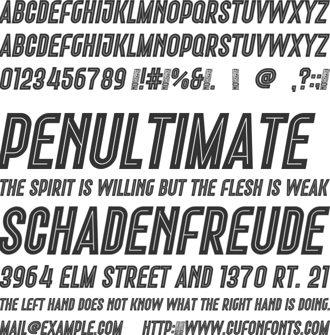 Freiburg font preview