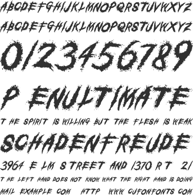 Lazy Ghost font preview