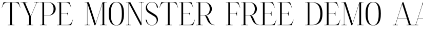 Type Monster Free Demo font