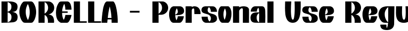 BORELLA - Personal Use font download