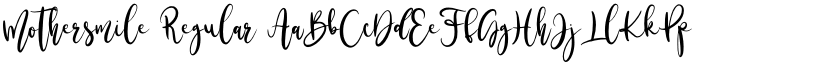 Mothersmile font download