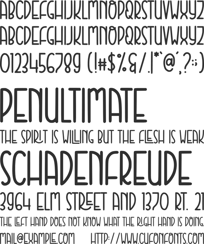Brown Love font preview