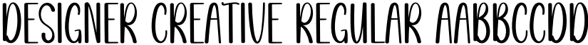 Designer Creative Regular font
