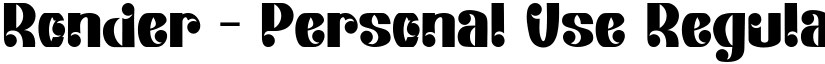 Ronder - Personal Use Regular font