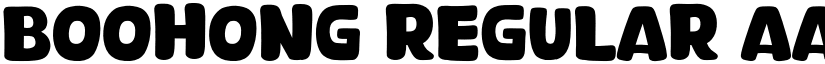 Boohong Regular font