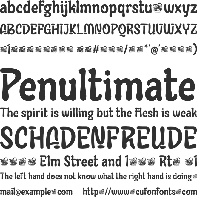 ABINTQI Trial font preview