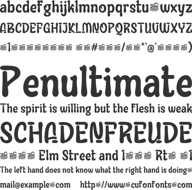 ABINTQI Trial font preview