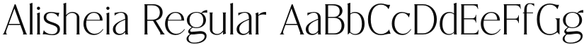 Alisheia Regular font