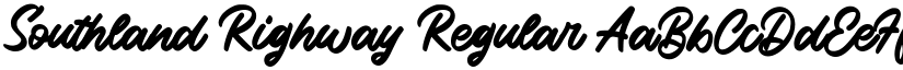Southland Righway Regular font