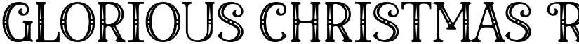 Glorious Christmas Regular font