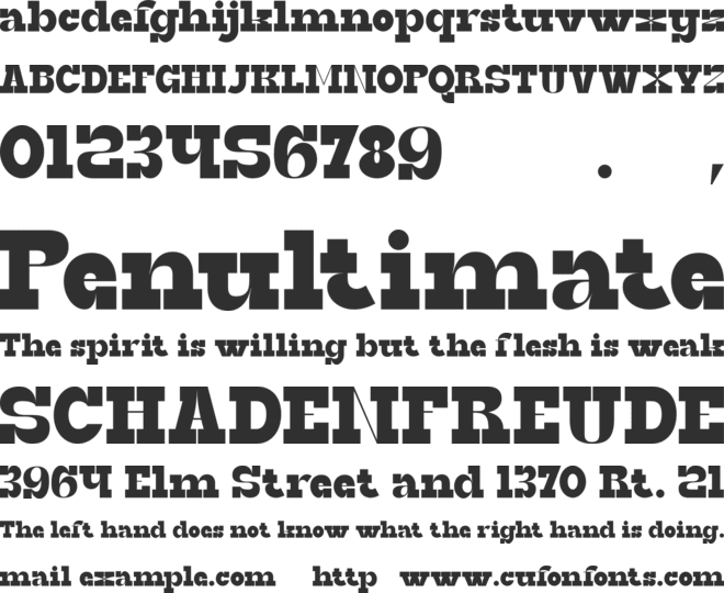 Gosmic Inkwell font preview