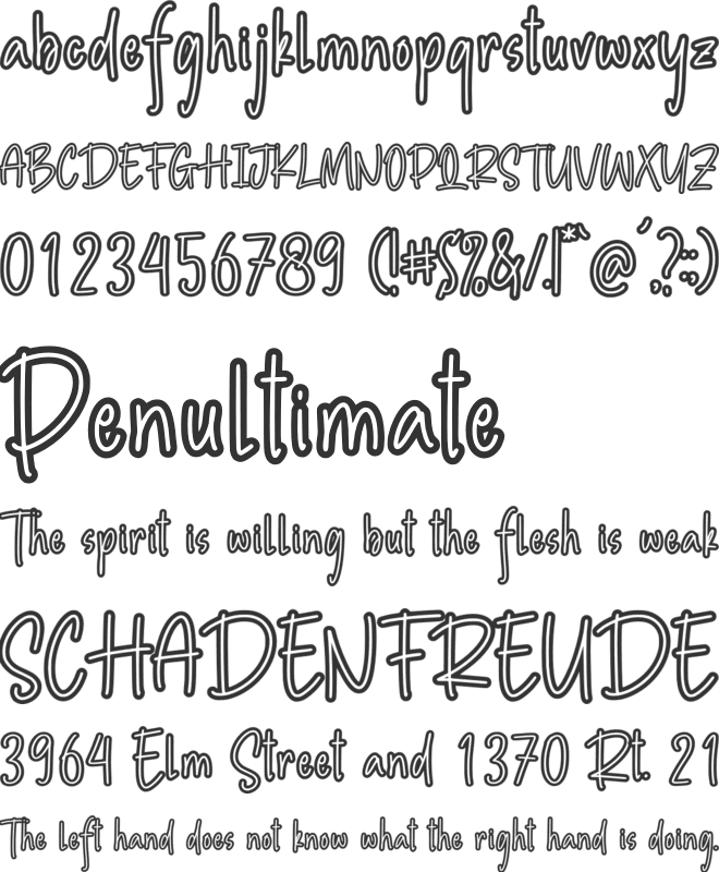 Valentine Farmhouse font preview