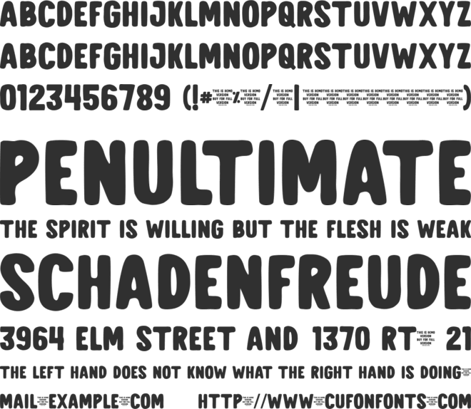 STRAWRBERRY TOAST font preview