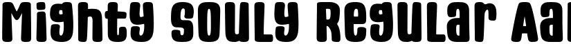 Mighty Souly Regular font