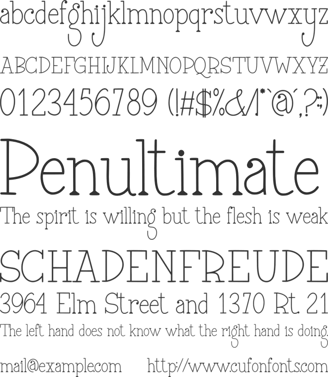 Farmwriter font preview