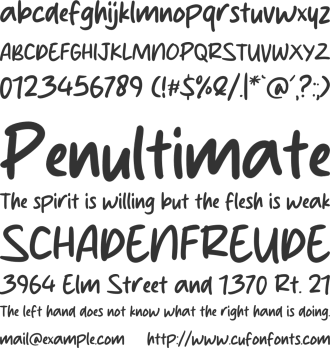 Nylon Brush font preview