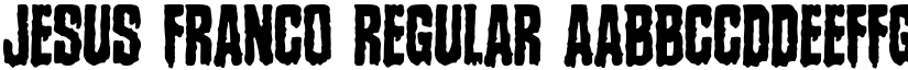 Jesus Franco font download