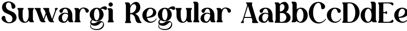 Suwargi Regular font