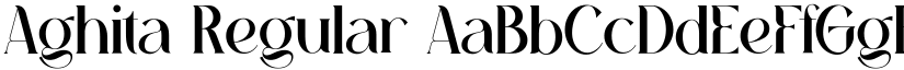 Aghita Regular font