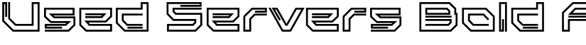 Used Servers Bold font