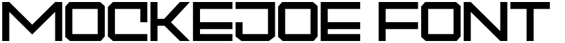 MOCKEJOE FONT Regular font