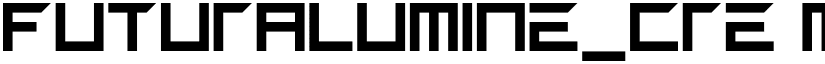futuralumine_cre Medium font
