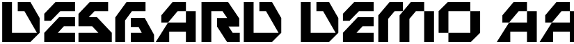 Desgard Demo font