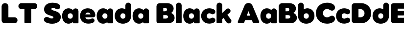 LT Saeada Black font