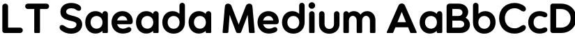 LT Saeada Medium font
