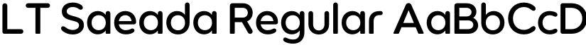 LT Saeada Regular font